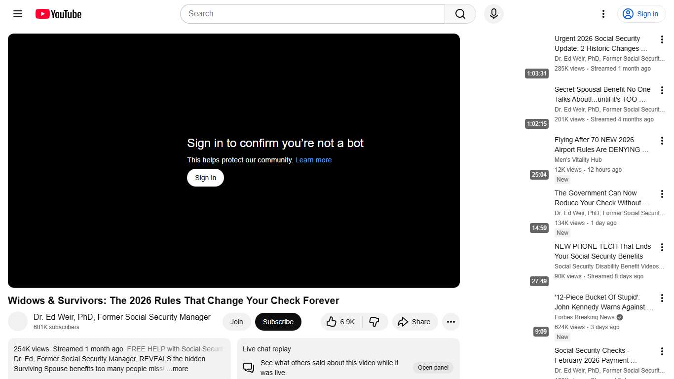 Widows & Survivors: The 2026 Rules That Change Your Check Forever - YouTube
